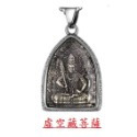 鈦鋼項鏈平安吊墜 守護神項鍊 千手觀音 虛空藏 本命佛牌 鈦鋼加黃銅-規格圖1