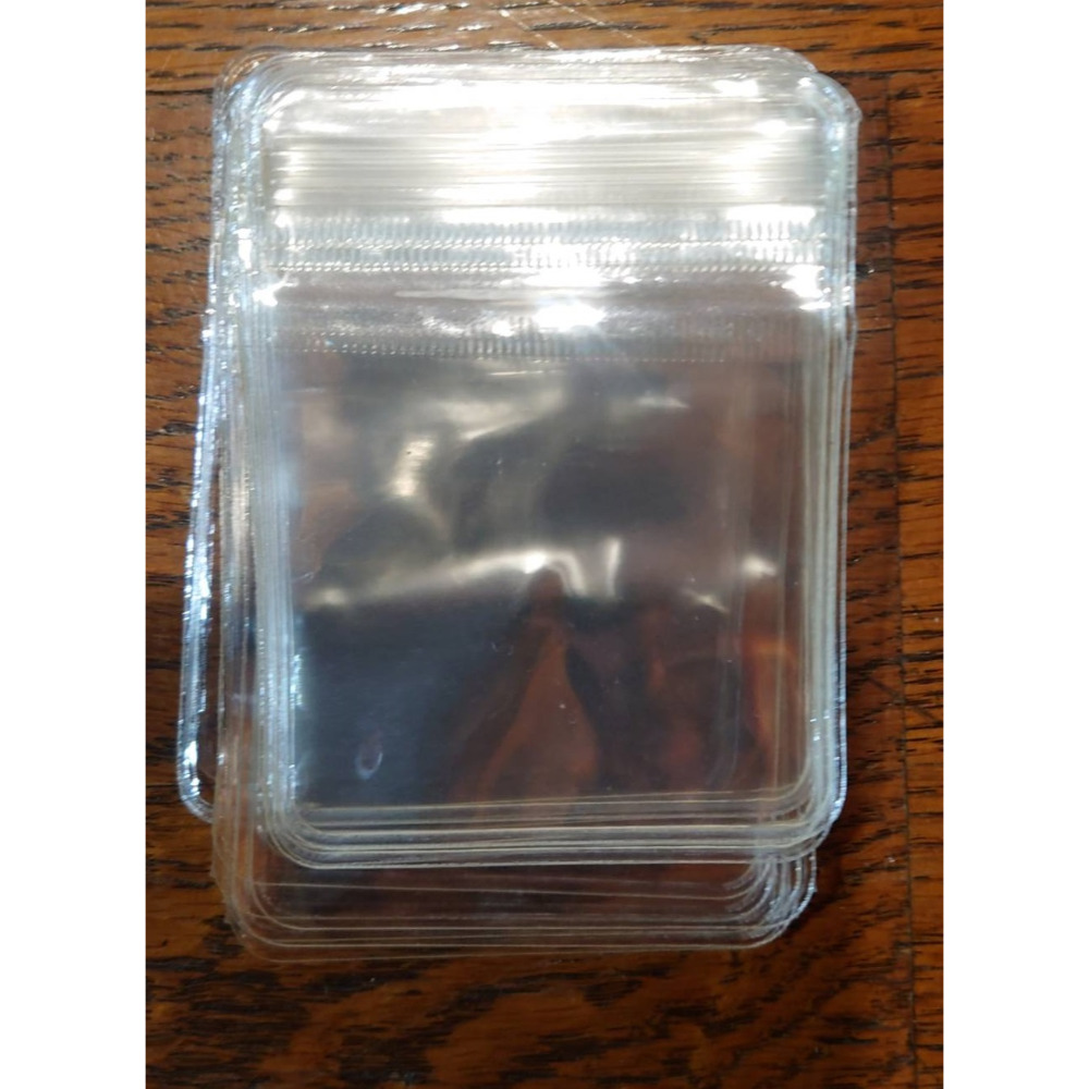 口袋浪漫 爆米花卡膜 卡膜 卡套膜鐳射塑料的卡 小卡保護套 出卡卡膜 小卡卡膜 透明PVC證件套 證卡套-規格圖1