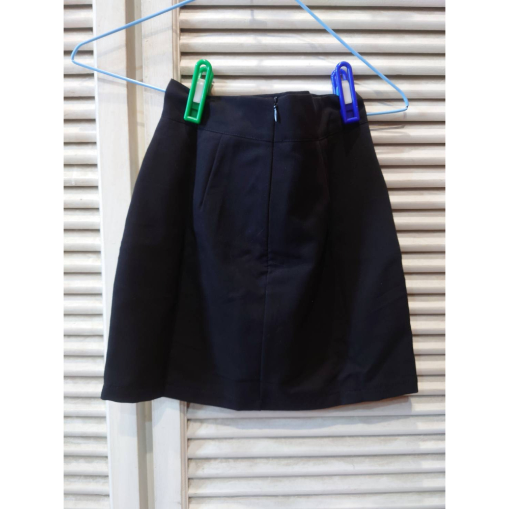 西裝裙女 半身裙 高腰短裙 韓版百搭顯瘦a字裙 包臀短裙 防走光褲裙 女生裙子 裙裝-細節圖2