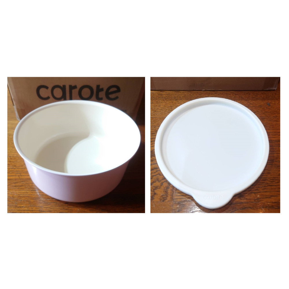 CAROTE 粉色麥飯石不沾鍋 分離式手把 26cm煎炒鍋  20cm 26cm平底鍋 玻璃鍋蓋 18cm 20cm湯鍋-規格圖1