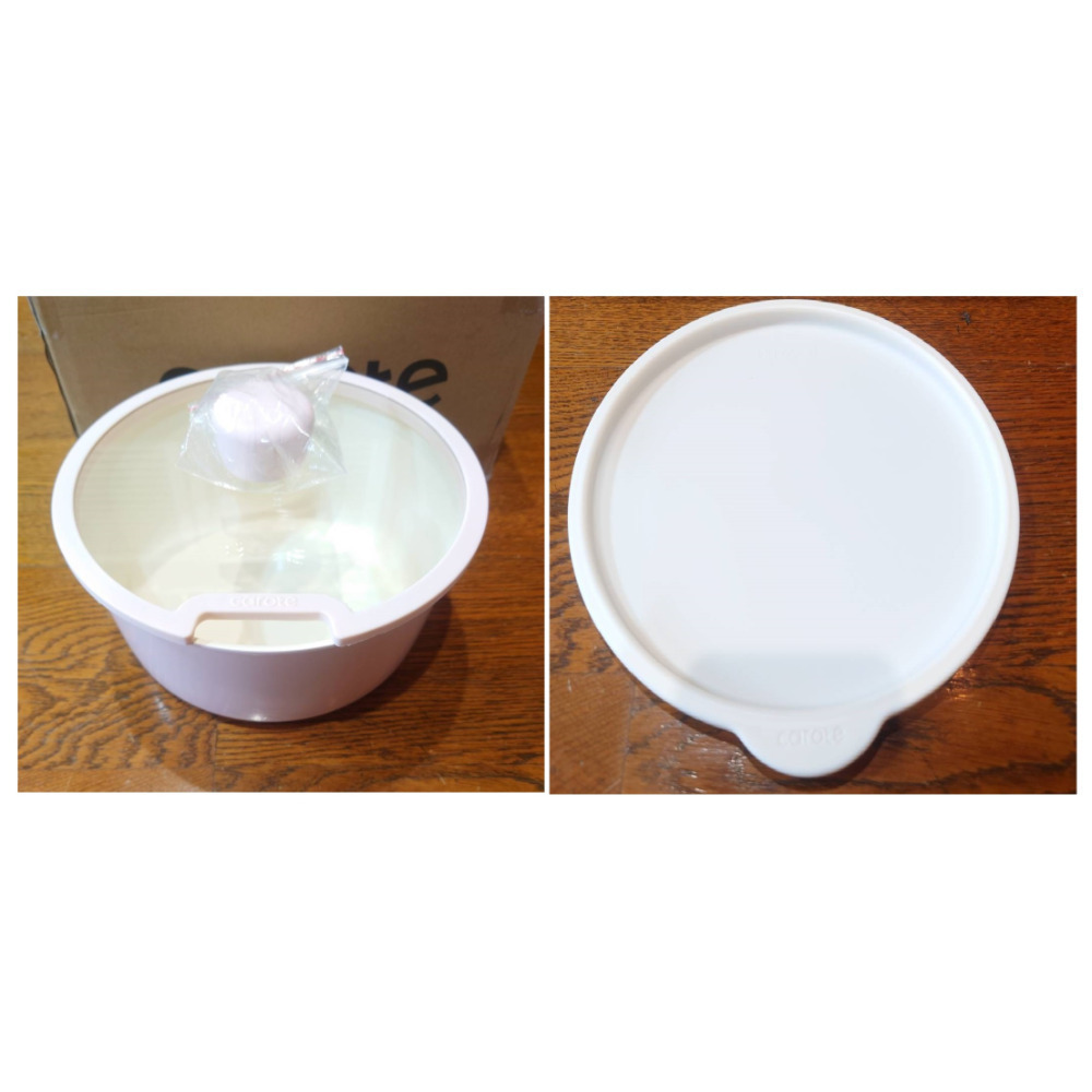CAROTE 粉色麥飯石不沾鍋 分離式手把 26cm煎炒鍋  20cm 26cm平底鍋 玻璃鍋蓋 18cm 20cm湯鍋-規格圖1
