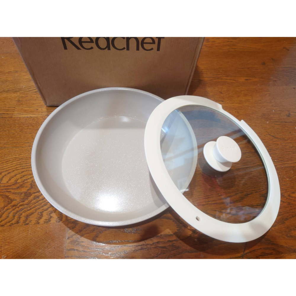 Redchef陶瓷岩不沾鍋具 分離式手把 26cm煎炒鍋  20cm 26cm平底鍋 玻璃鍋蓋 18cm 20cm湯鍋-規格圖1
