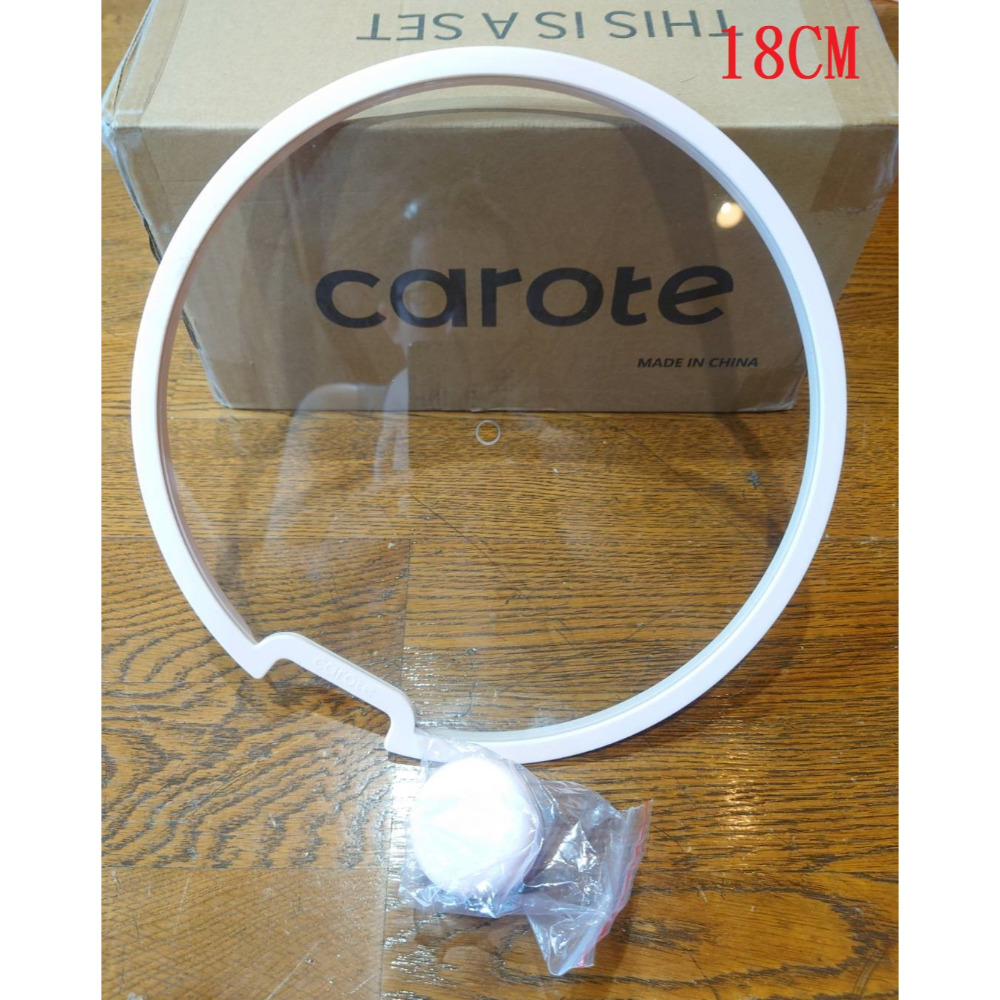 CAROTE 18cm粉紅色玻璃鍋蓋
