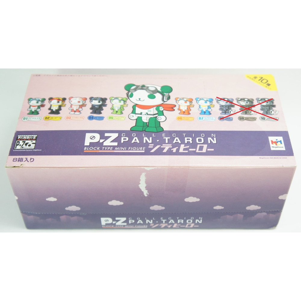 熊貓鐵金剛 panda-z 關節可動 P-Z PAN TARON BLOCK TYPE MINI FIGURE 積木造型-細節圖7