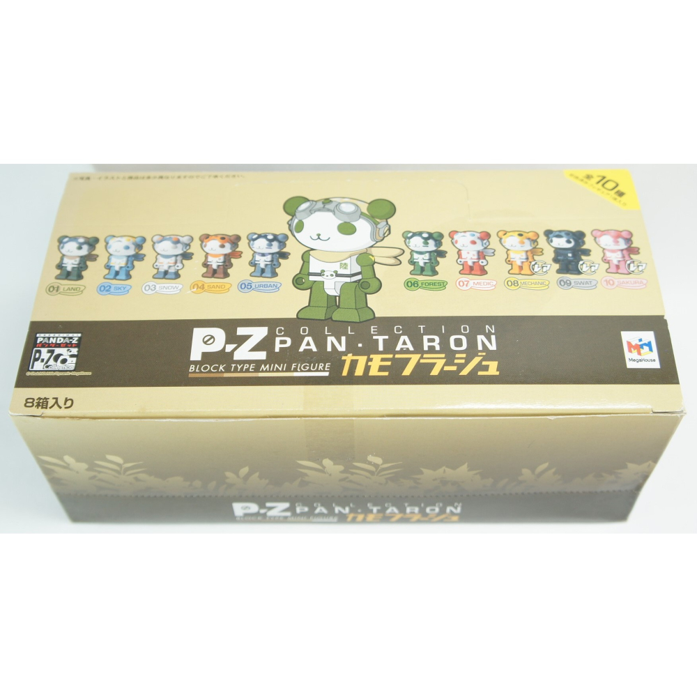 熊貓鐵金剛 panda-z 關節可動 P-Z PAN TARON BLOCK TYPE MINI FIGURE 積木造型-細節圖10