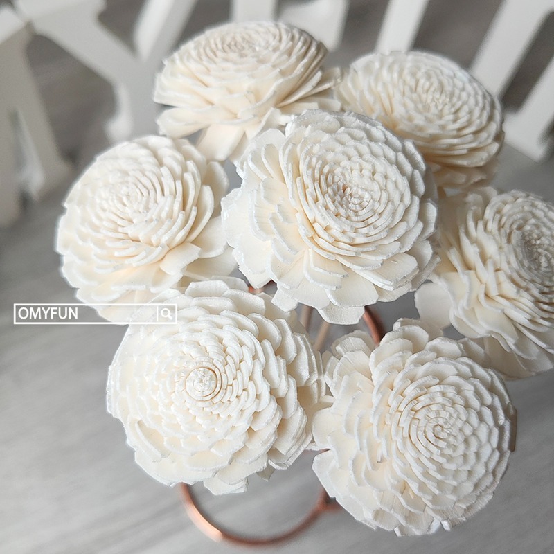 ▌OMYFUN ▌《4cm/4.5cm小雛菊擴香棒》擴香花/藤棒/擴香精油擴香棒/香薰精油/索拉花/乾燥花/通草花-細節圖5