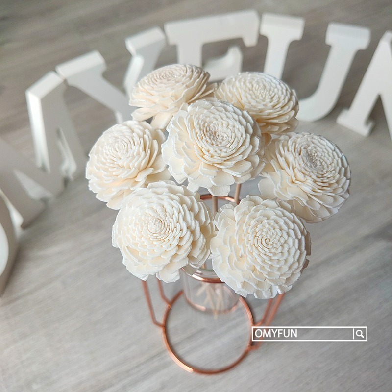 ▌OMYFUN ▌《4cm/4.5cm小雛菊擴香棒》擴香花/藤棒/擴香精油擴香棒/香薰精油/索拉花/乾燥花/通草花-細節圖6