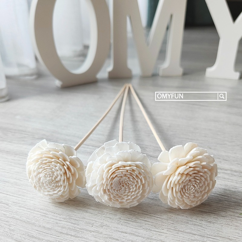 ▌OMYFUN ▌《4cm/4.5cm小雛菊擴香棒》擴香花/藤棒/擴香精油擴香棒/香薰精油/索拉花/乾燥花/通草花-細節圖7