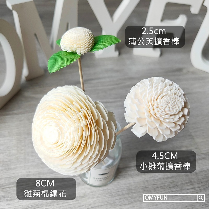 ▌OMYFUN ▌《4cm/4.5cm小雛菊擴香棒》擴香花/藤棒/擴香精油擴香棒/香薰精油/索拉花/乾燥花/通草花-細節圖10