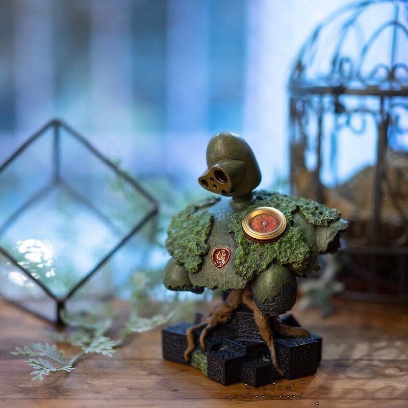 現貨 全新 日本 正版 宮崎駿 吉卜力 天空之城 機器人兵 巨神兵 時鐘 擺飾-細節圖4