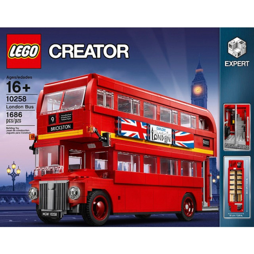 現貨 樂高 LEGO 創意系列 London Bus 10258 英國倫敦巴士 雙層巴士 復古車