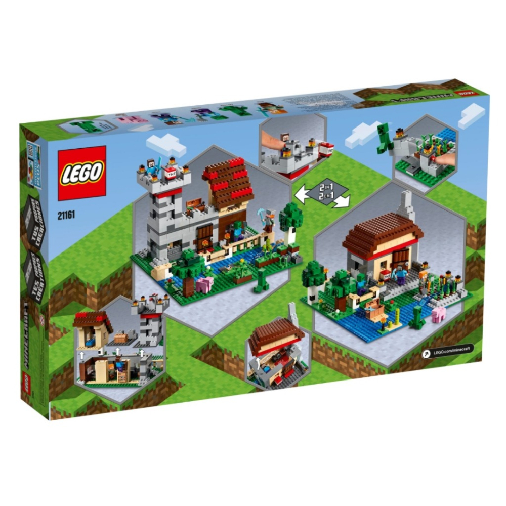 現貨 LEGO 樂高 21161 麥塊 我的世界 創世神MinecraftThe Crafting Box 3.0-細節圖2
