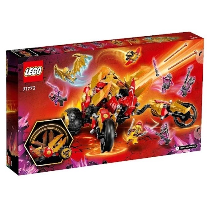 現貨 LEGO 樂高 71773 赤地的黃金龍戰車 NINJAGO 旋風忍者-細節圖2