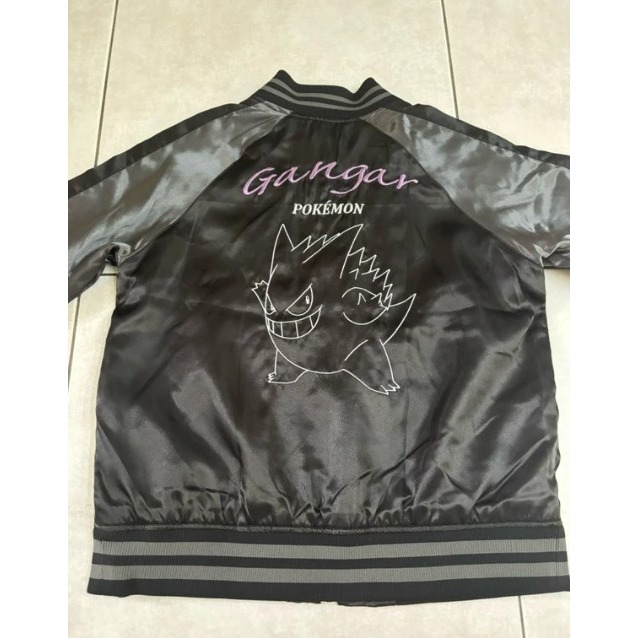 現貨 寶可夢 刺繡外套 耿鬼 外套 棒球外套 日本購回-細節圖2