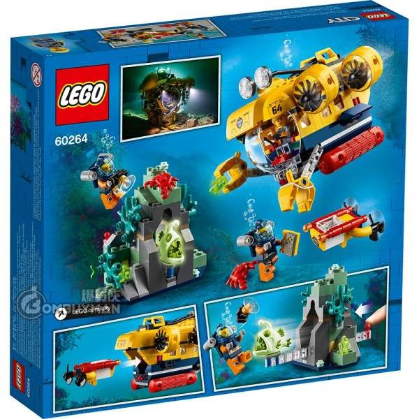 現貨 樂高 LEGO 60264 海洋探索潛水艇 城市系列-細節圖2
