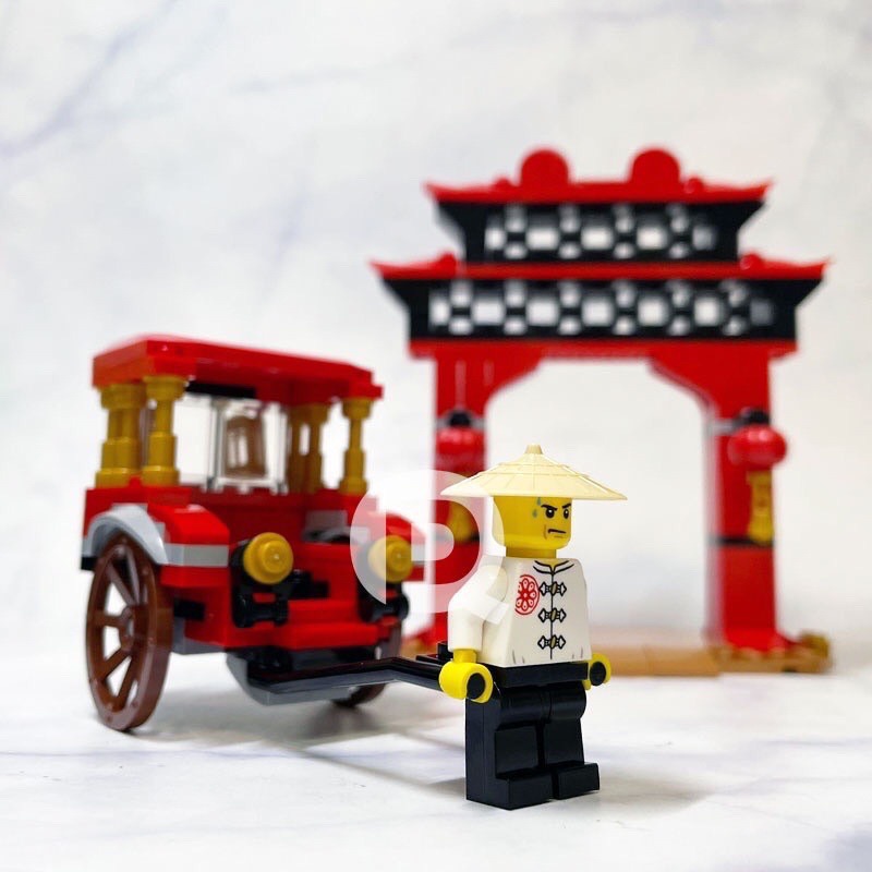 現貨 樂高 lego 新年 過年 復古車 6401744 手拉車-細節圖2