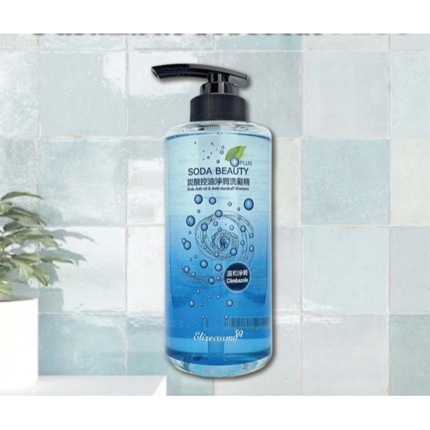 SODA BEAUTY 炭酸控油淨屑洗髮精PLUS 500g 涼感 無矽靈-細節圖4