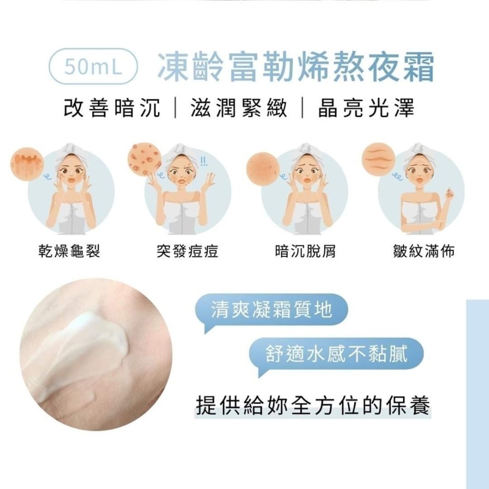 【FB長期團】凍齡富勒烯熬夜霜50ml/瓶 修護 亮白 緊緻 可直接下單-細節圖3