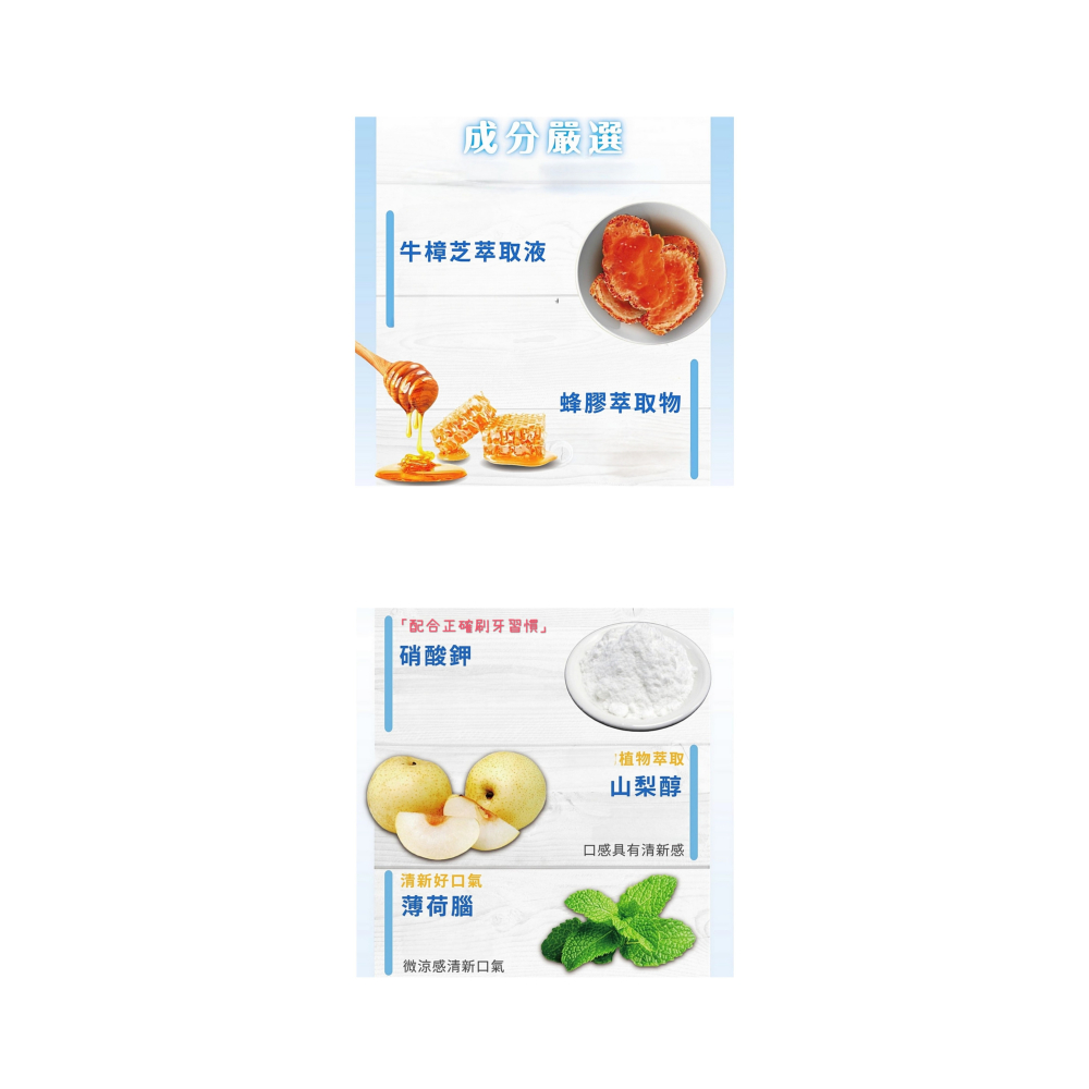 Elizecosmo 愛立淨 蜂膠牛樟芝敏感防護牙膏 120g/入-細節圖3