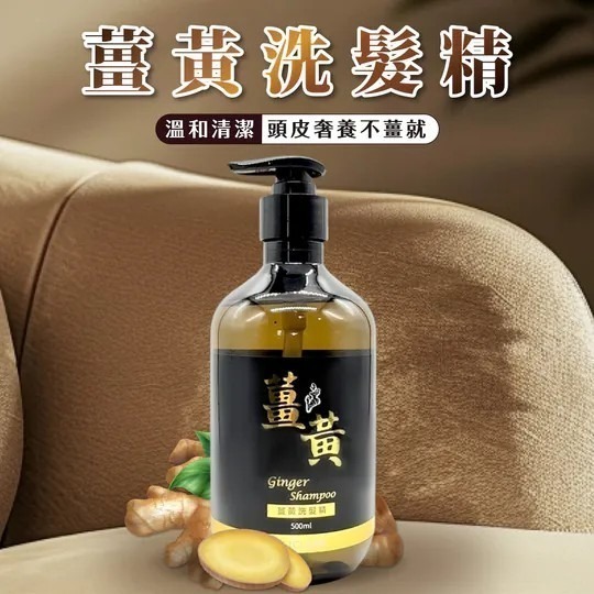 【Elizecosmo愛麗姿】薑黃洗髮精 500ml/瓶 活化毛囊 烏黑柔順 強健髮根 蓬鬆豐盈-細節圖2