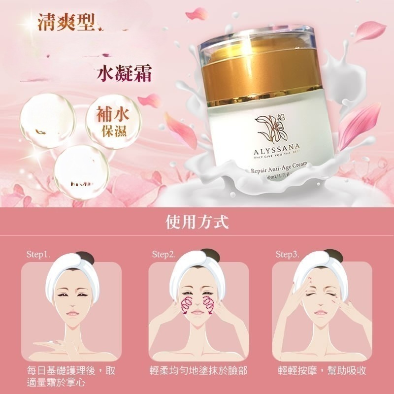 【FB長期團】 修護水凝霜50ml/瓶 #清爽型乳液  #不黏膩 可直接下單-細節圖6