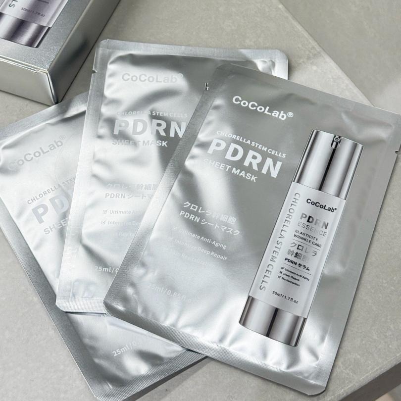 CoCoLab 幹細胞PDRN 亮白水光面膜 25mlx10入/盒-細節圖2