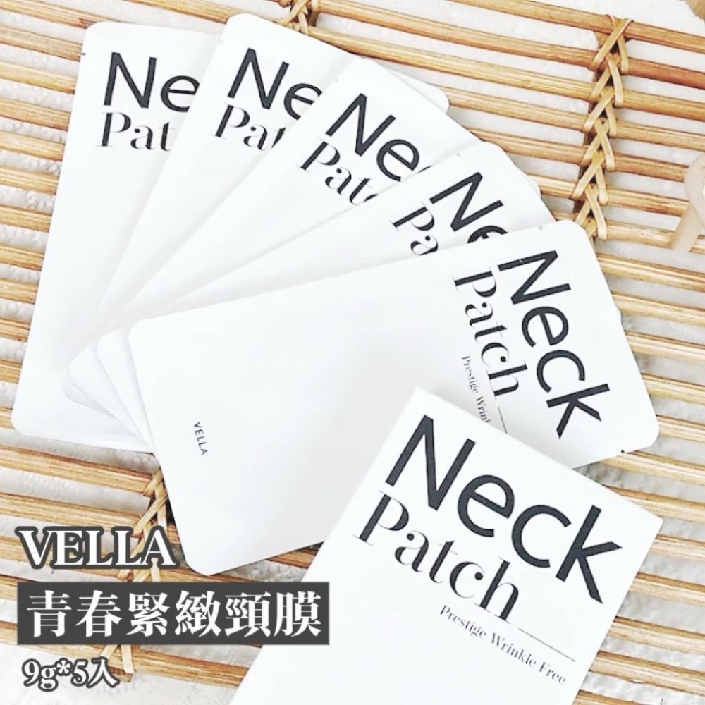 ⚡全民年中慶⚡韓國 VELLA 青春緊緻頸膜 ( 5片一盒) 有中標 保濕 緊緻 NECK PATC-細節圖2