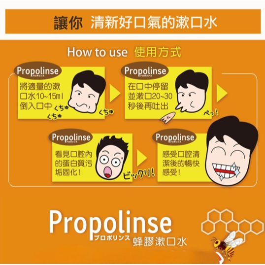 【Propolinse】蜂膠漱口水隨身包 (12ml*6包一盒) 口腔清新 漱口水 旅行必備 隨身包-細節圖4