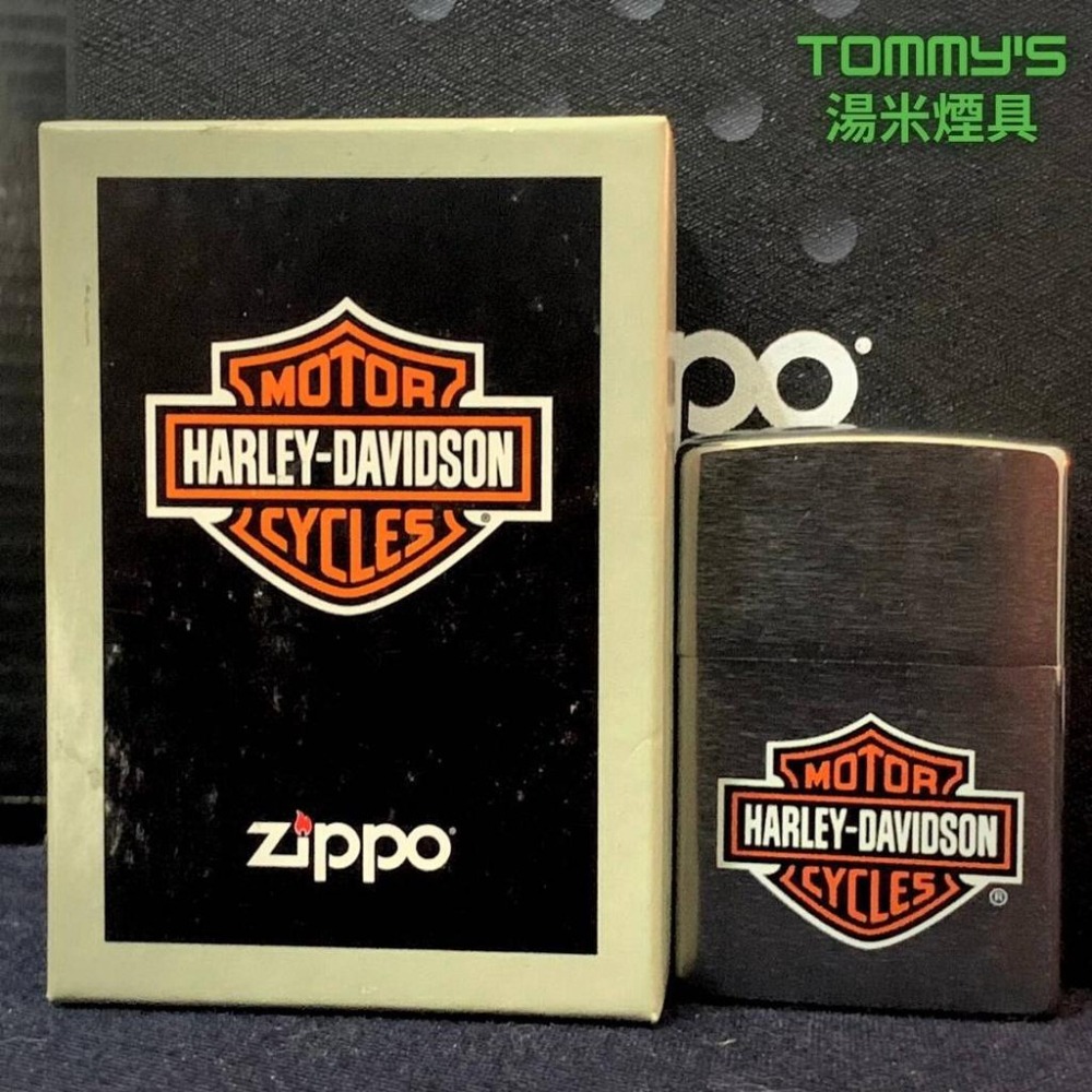 『實體店面🏠』正品 美國Zippo 打火機- 哈雷系列『LOGO 』鍍鉻拉絲-型號200HD.H252-細節圖8