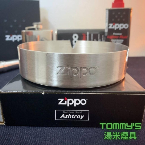 『實體店面🏠』美國 Zippo 品牌周邊-『品牌LOGO煙灰缸』厚底-304不鏽鋼-正品現貨［湯米煙具］