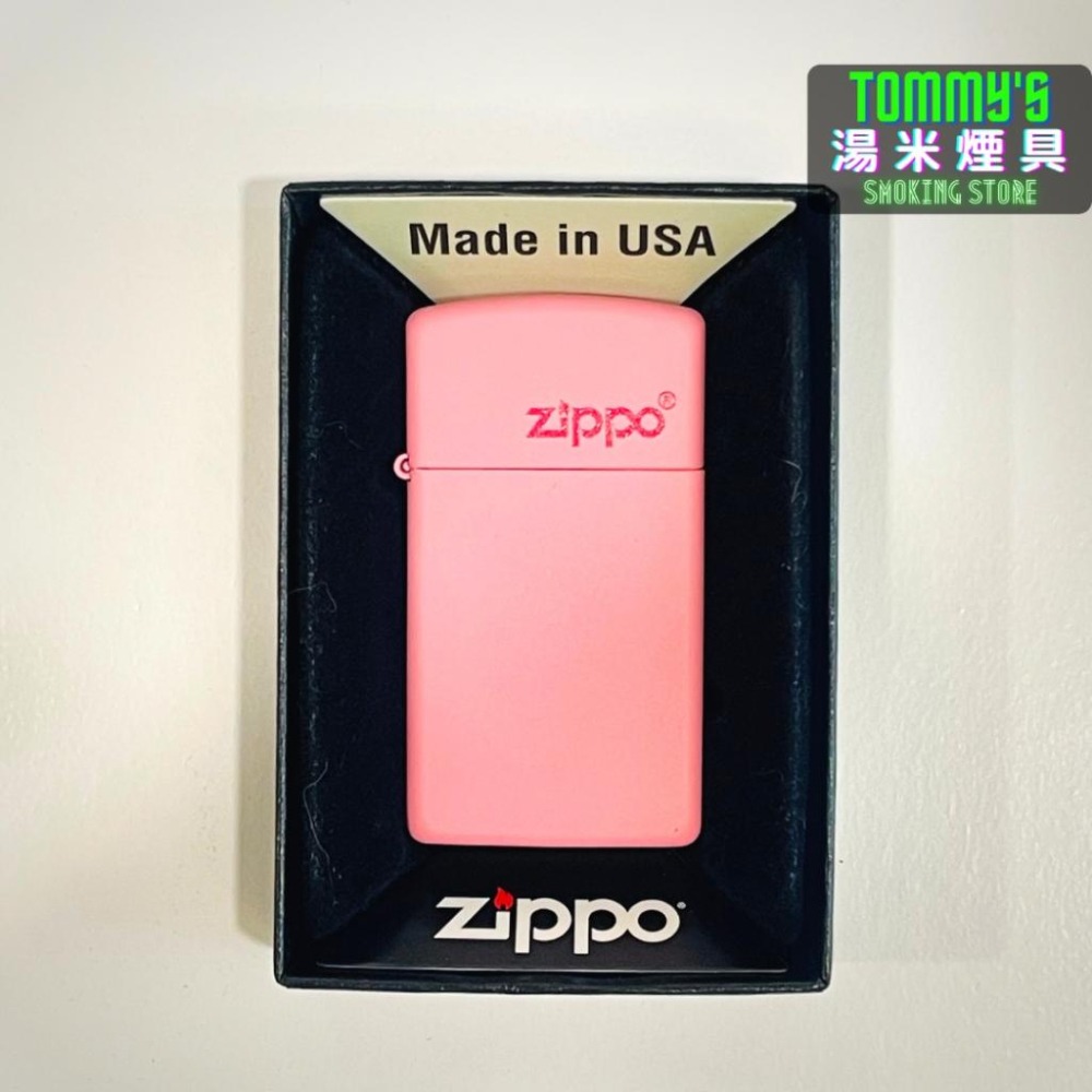 『實體店面🏠』正品 美國Zippo 打火機-Slim袖珍版機身『粉紅消光烤漆』型號1638ZL『湯米煙具』-細節圖7