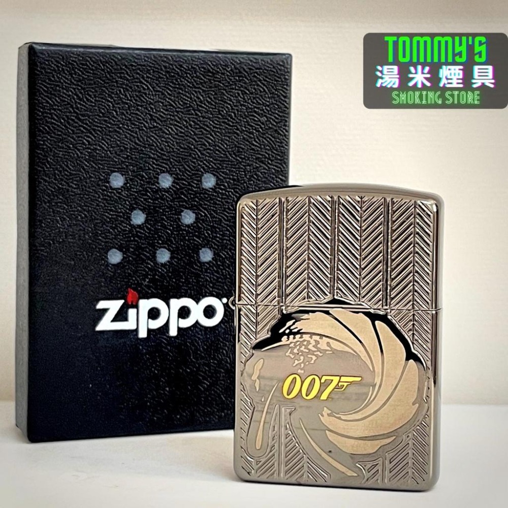 『實體店面🏠』正品 美國 ZIPPO 打火機-ARMOR厚殼『007系列』黑冰鏡面拋光『型號29861』-細節圖7