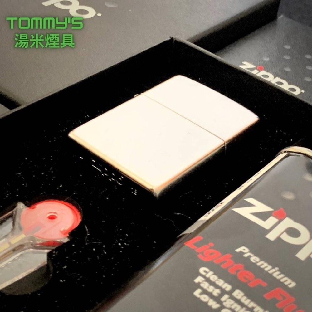 『實體店面🏠』正品 美國Zippo 打火機-鍍鉻機殼『扇形拉絲紋』型號24647『湯米煙具』-細節圖7