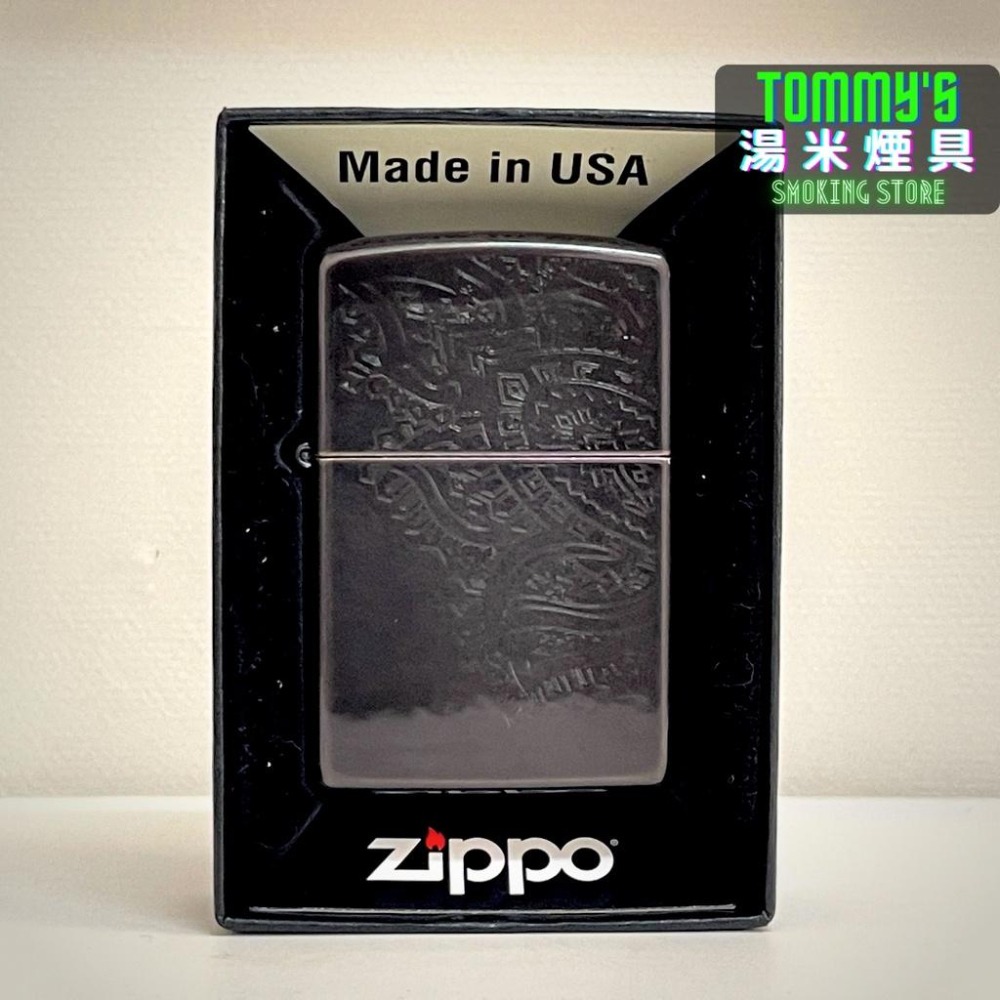 『實體店面🏠』正品 美國 ZIPPO 打火機『佩斯利花紋設計』雙面半透明塗層『型號29431』湯米煙具-細節圖6