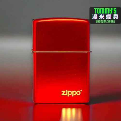 『實體店面🏠』正品 美國 ZIPPO打火機-經典款『金屬紅機身』雷射雕刻『型號49475ZL』湯米煙具
