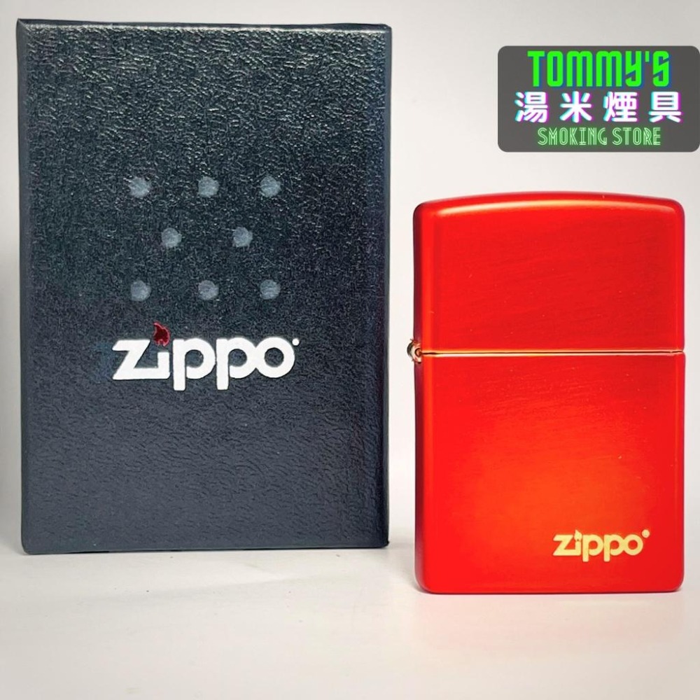 『實體店面🏠』正品 美國 ZIPPO打火機-經典款『金屬紅機身』雷射雕刻『型號49475ZL』湯米煙具-細節圖7