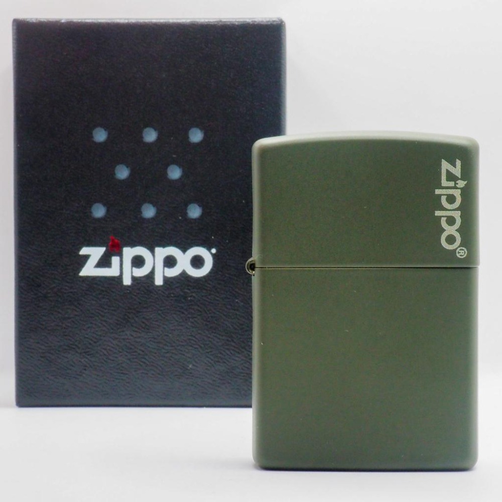 『實體店面🏠』正品 美國Zippo 打火機-消光烤漆機殼『軍綠色』型號221ZL『湯米煙具』-細節圖5