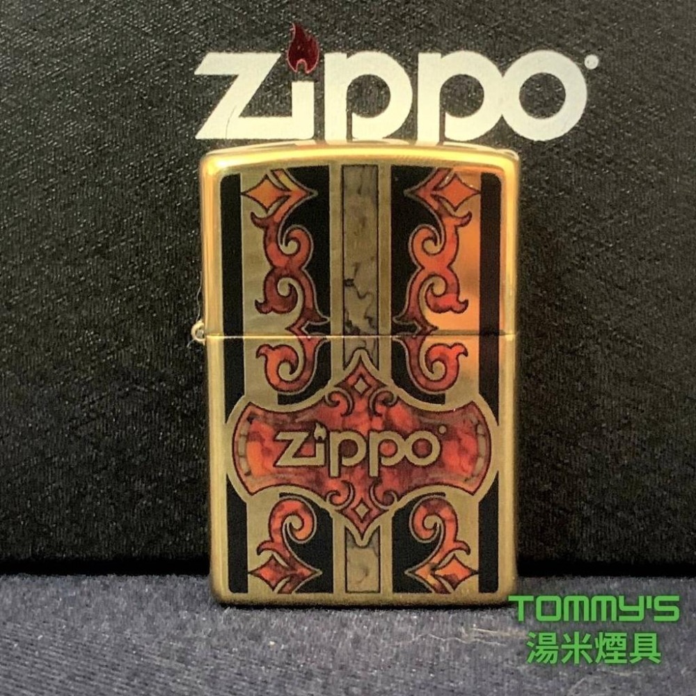 『實體店面🏠』正品 美國Zippo 打火機- LOGO系列 『黃銅鏡面拋光』型號29510『湯米煙具』-細節圖2