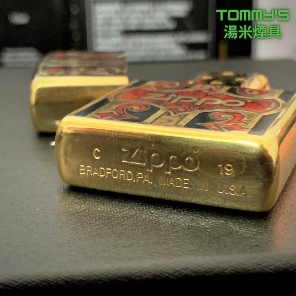 『實體店面🏠』正品 美國Zippo 打火機- LOGO系列 『黃銅鏡面拋光』型號29510『湯米煙具』-細節圖4