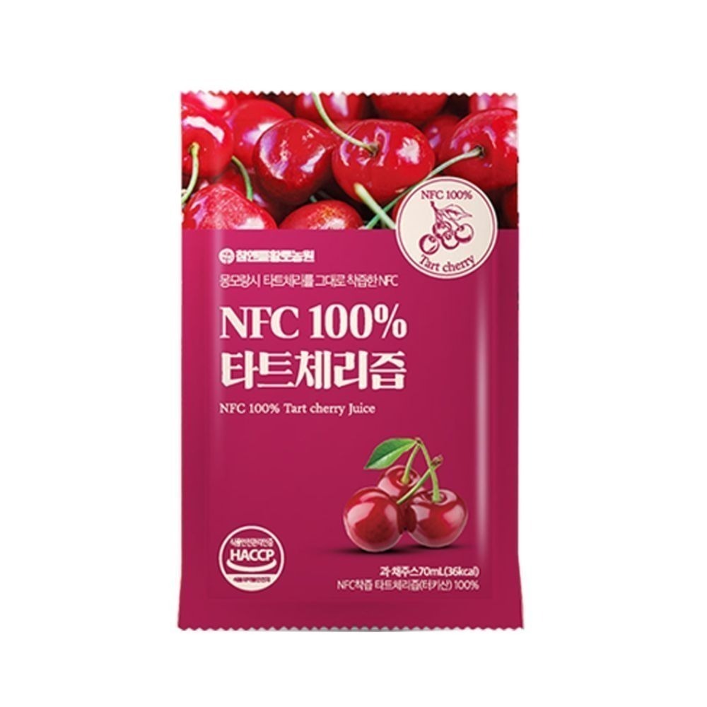 【KKM營養屋】現貨  HT農場 韓國NFC原裝進口100%酸櫻桃汁（100包）一單最多兩箱-細節圖2