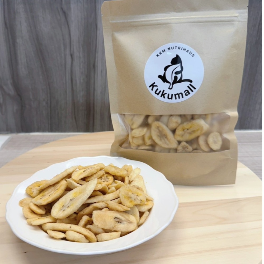 【KKM營養屋】 香蕉脆片 100g/袋 香蕉乾 蔬果乾 綜合蔬果乾  酥脆香甜 香氣濃郁 低卡零食 追劇好物-細節圖2