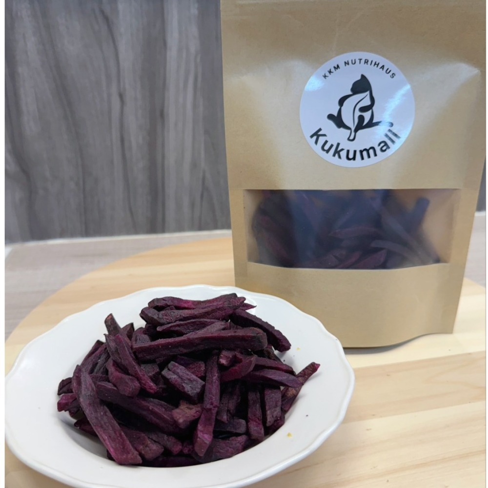 【KKM營養屋】紫地瓜乾 紫甘藷條 125g/袋 紫甘藷條 蔬果乾 綜合蔬果乾 酥脆香甜 香氣濃郁 低卡點心-細節圖2