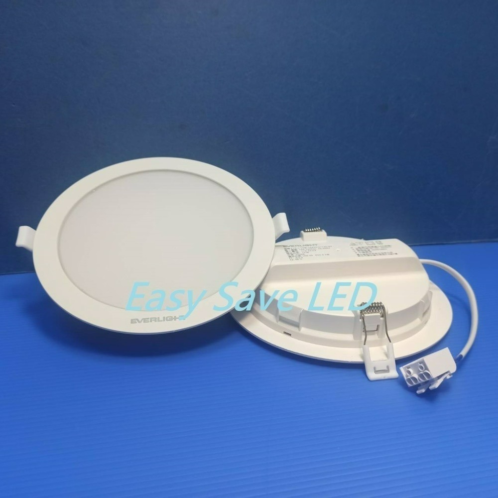 含稅 EVERLIGHT 億光 LED 崁燈 星皓 9cm 7W / 15cm 15W (黃光/自然光/白光) 全電壓-細節圖6
