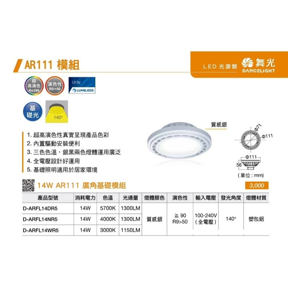 14W 銀殼 廣角