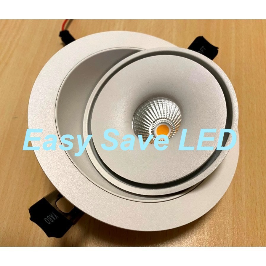 含稅 EBE LED 高質感 可旋轉 COB 崁燈 投射燈 高演色 11.2cm 12W(黃光/自然光/柔白光) 全電壓-細節圖4