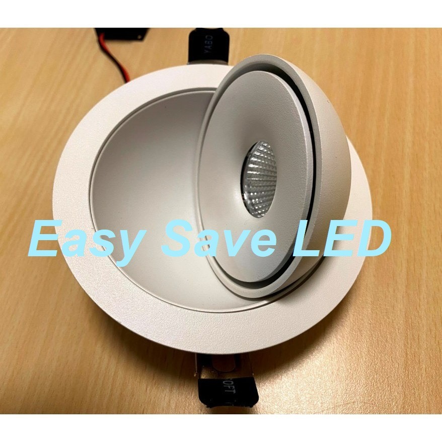 含稅 EBE LED 高質感 可旋轉 COB 崁燈 投射燈 高演色 11.2cm 12W(黃光/自然光/柔白光) 全電壓-細節圖5