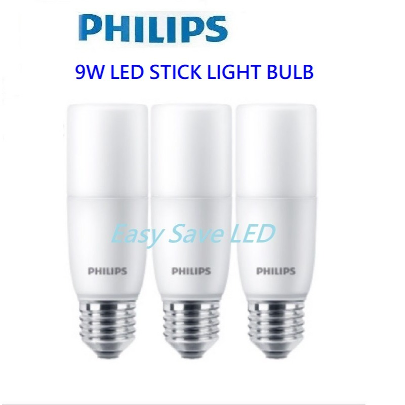 含稅 PHILIPS 飛利浦 LED E27 Stick 燈泡 9W 超極光 小雪糕 小晶靈 (黃光/白光) 全電壓-細節圖2