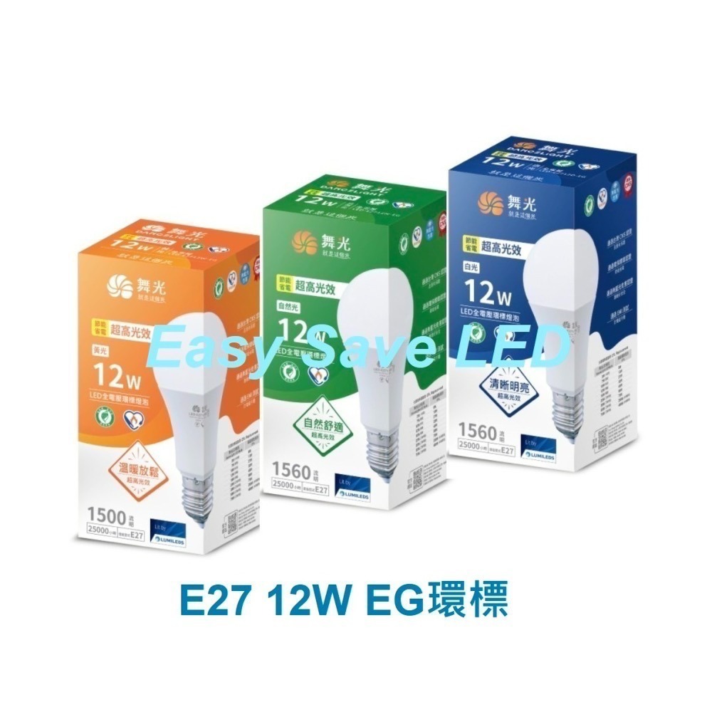 含稅 DANCELIGHT 舞光 E27 節能標章 超高光效 燈泡 10W/12W/16W(黃光/自然光/白光) 全電壓-細節圖4