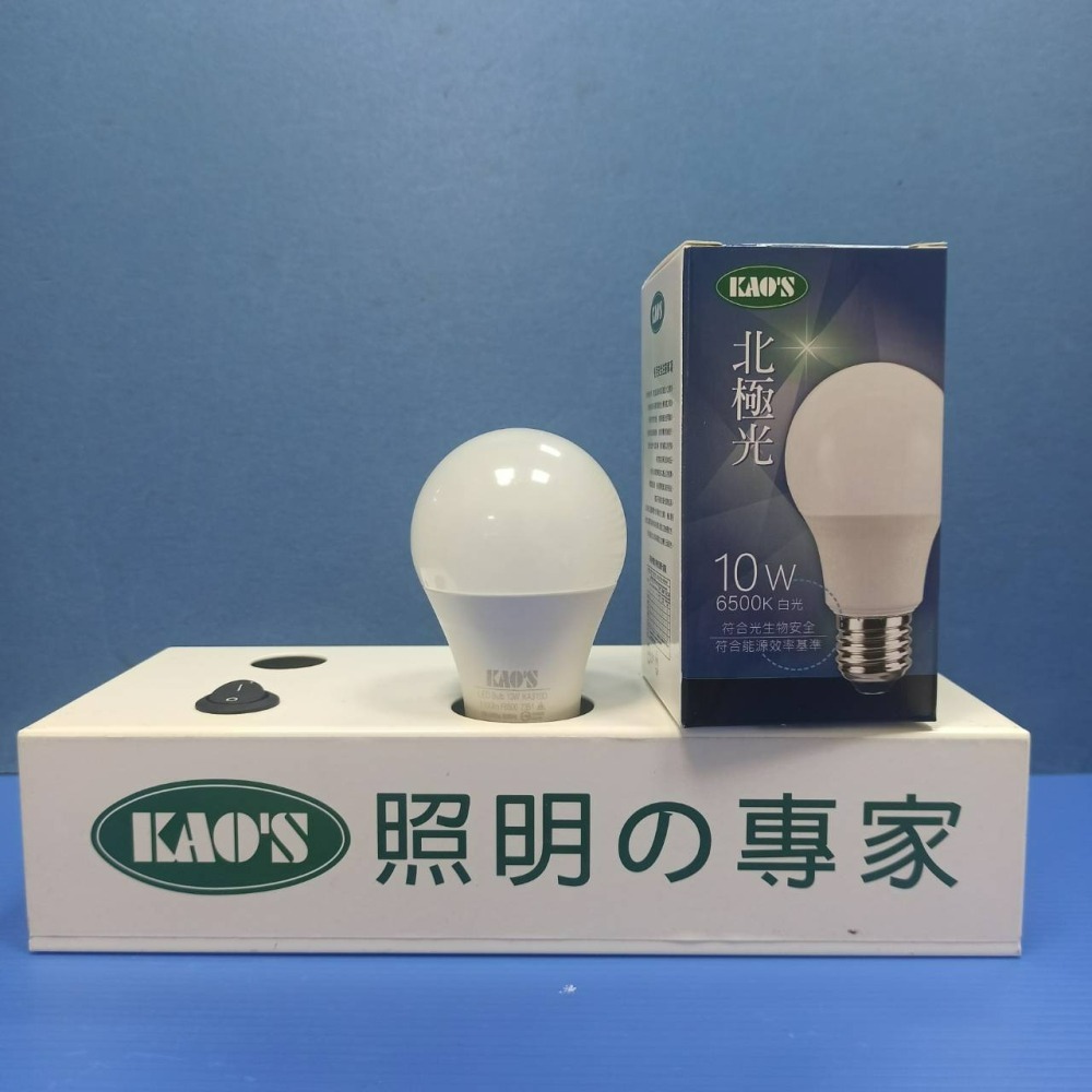 含稅 KAOS LED E27 高光效燈泡  3W/4.5W/8W/10W/13W/16W(黃光/自然光/白光) 全電壓-細節圖7
