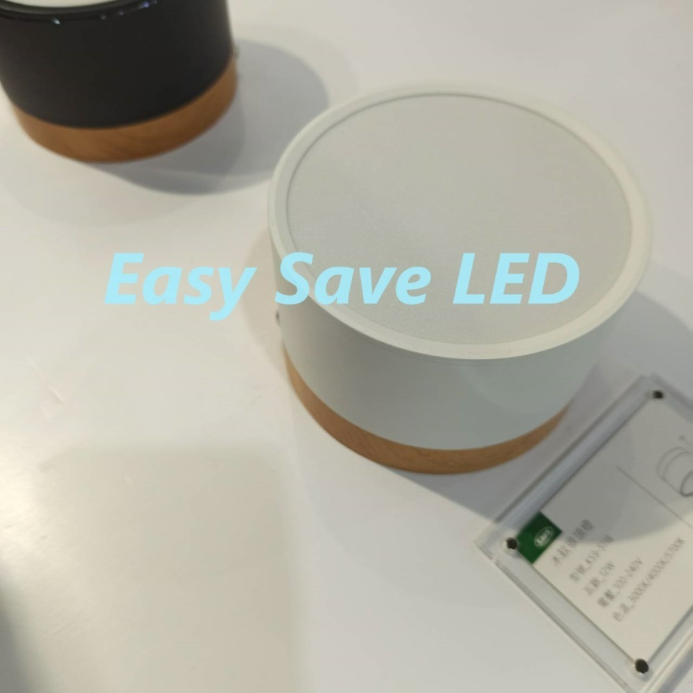 含稅 KAOS LED 平面 防眩 木紋 吸頂燈 筒燈 白/黑 9W/12W (黃光/自然光/白光) 全電壓-細節圖4